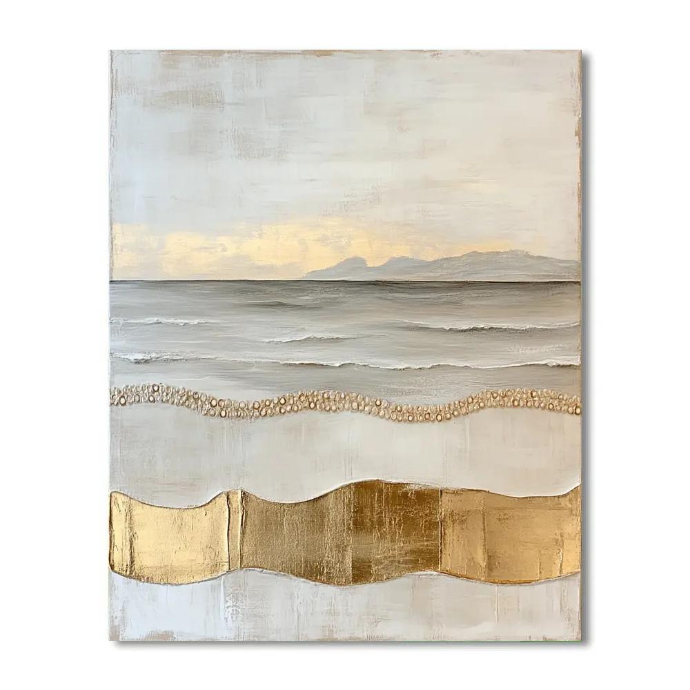 Gustav Klimt Inspired Silver Tide Of Silence paint by numbers