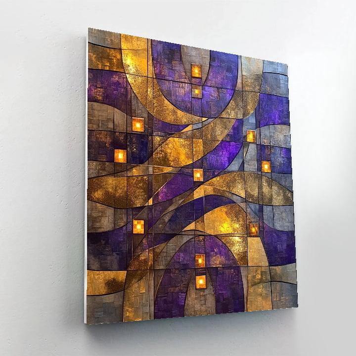 Gustav Klimt Inspired Celestial Loom Of Memory Numbered painting kits