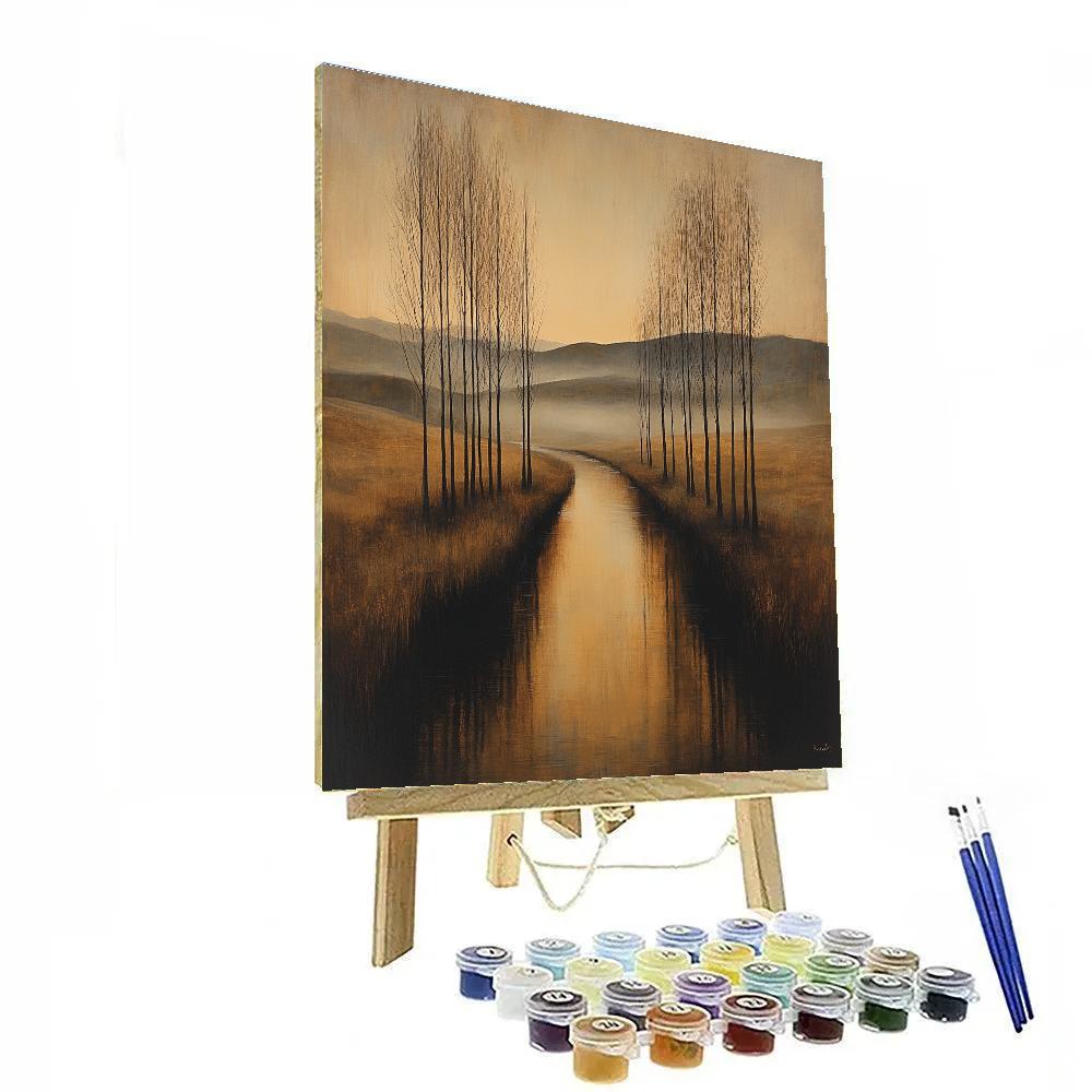 Homer Dodge Martin Inspired Quiet River DIY paint by numbers