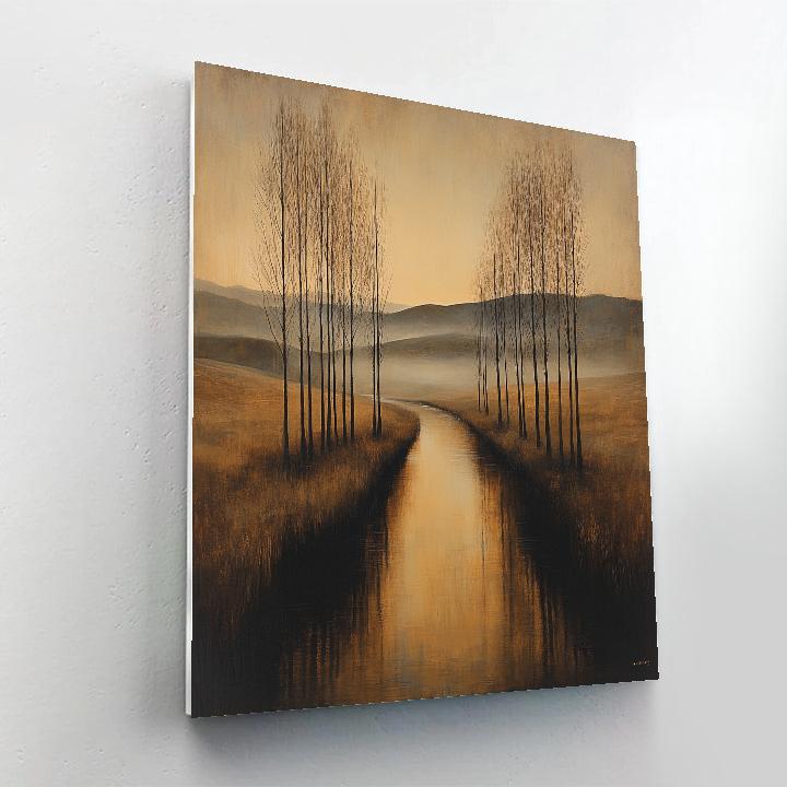 Homer Dodge Martin Inspired Quiet River DIY paint by numbers