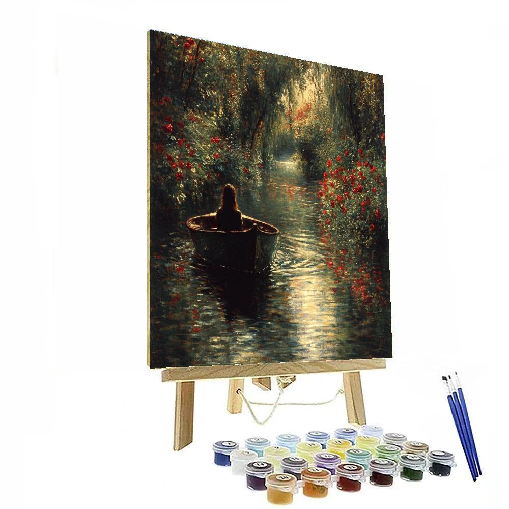 John Everett Millais Inspired Ophelia Brook paint by number