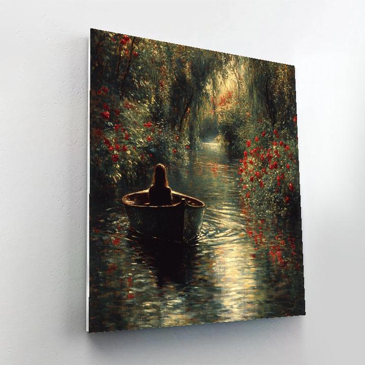 John Everett Millais Inspired Ophelia Brook paint by number