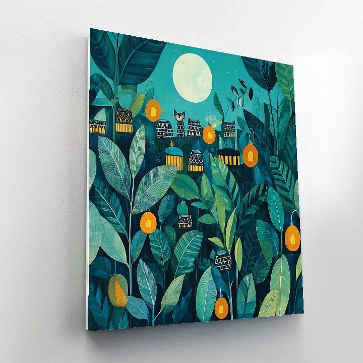 Henri Rousseau Inspired Jungle Parade Paint by numbers kits