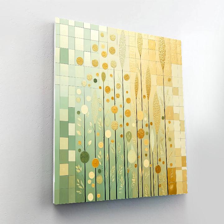 Gustav Klimt Inspired Meadow Of Silent Glyphs Paint by numbers kits