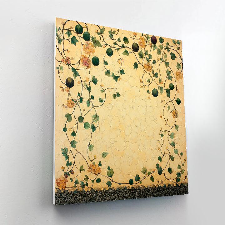 Alphonse Mucha Inspired Symphony Of Flowing Vines DIY paint by numbers