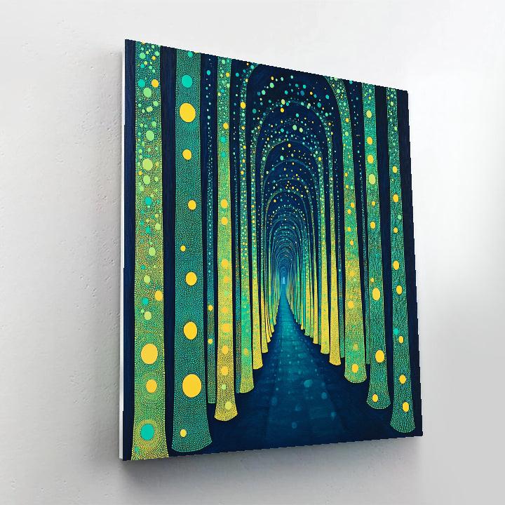 Yayoi Kusama Inspired Forest Of Endless Echoes DIY paint by numbers