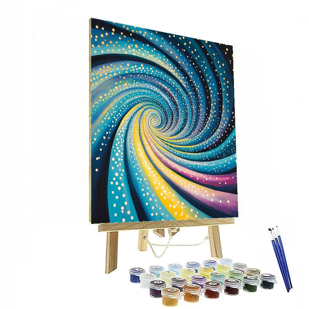 Yayoi Kusama Inspired Aurora Of Infinite Minds Number painting