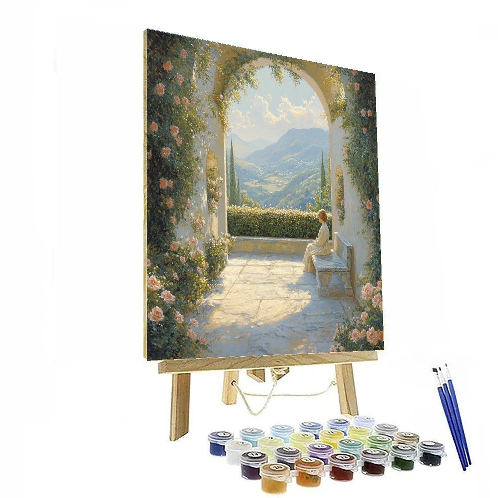Raphael Inspired Peaceful Madonna Garden DIY paint by numbers