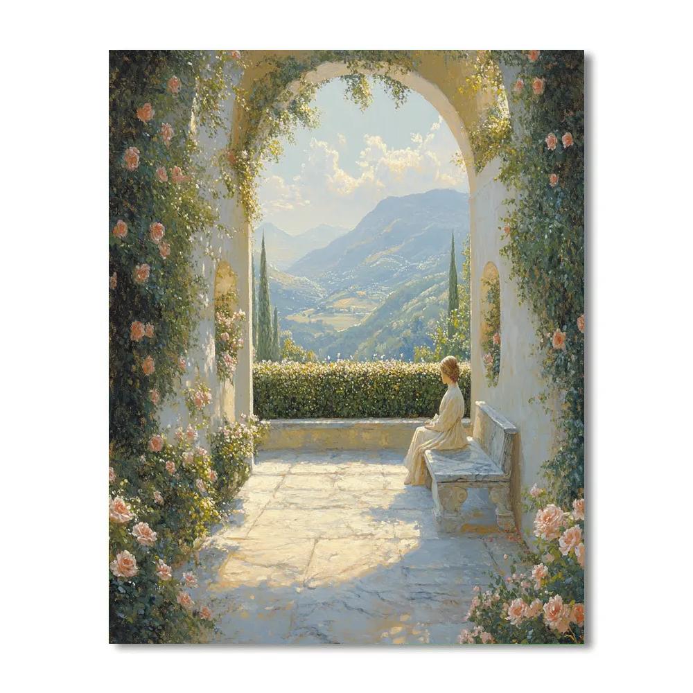 Raphael Inspired Peaceful Madonna Garden DIY paint by numbers