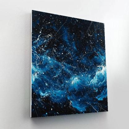 Jackson Pollock Inspired Tidal Surge Of Nocturnal Drips paint by numbers