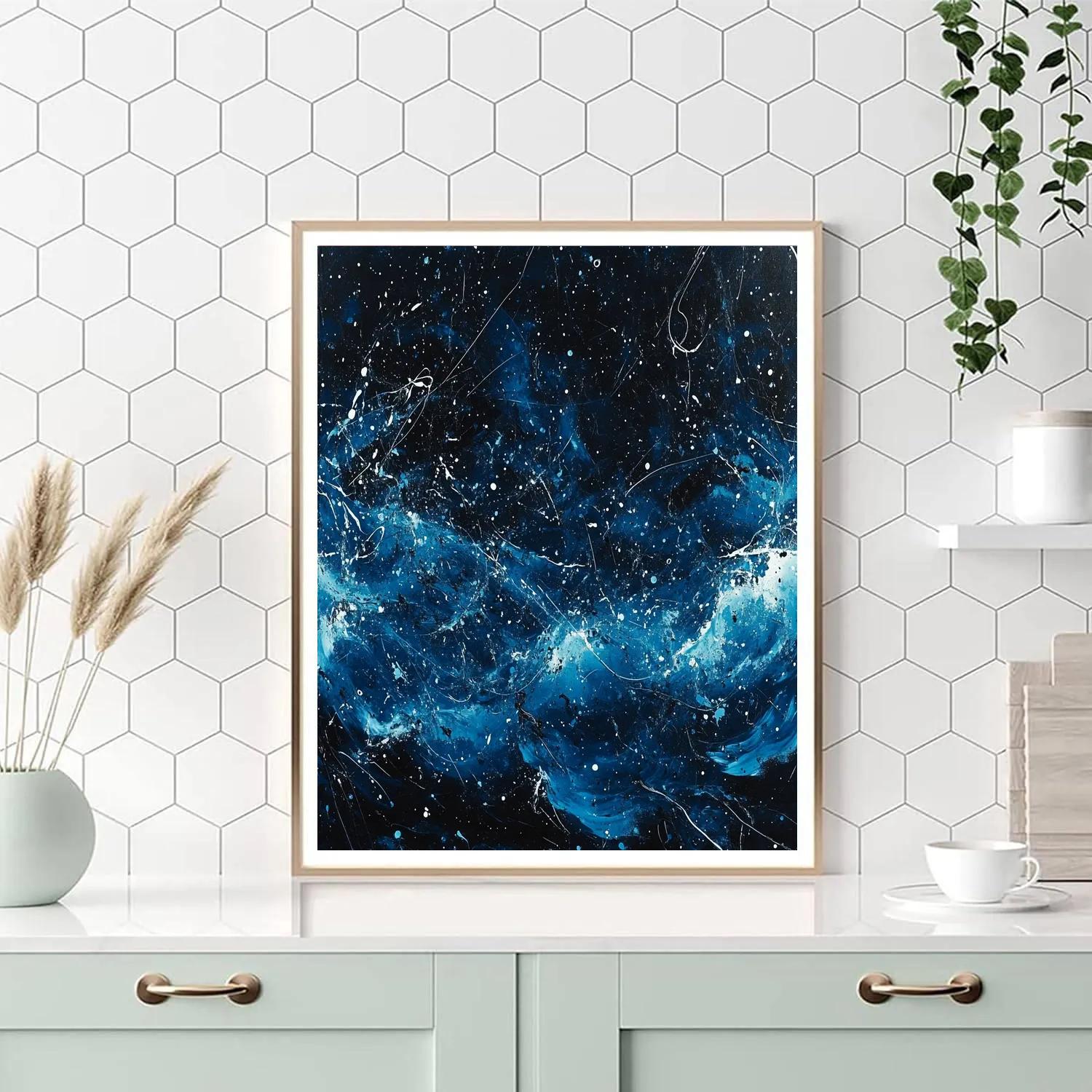 Jackson Pollock Inspired Tidal Surge Of Nocturnal Drips paint by numbers