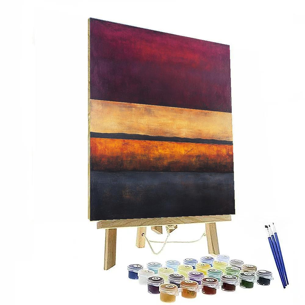 Mark Rothko Inspired Dusk Horizons paint by color