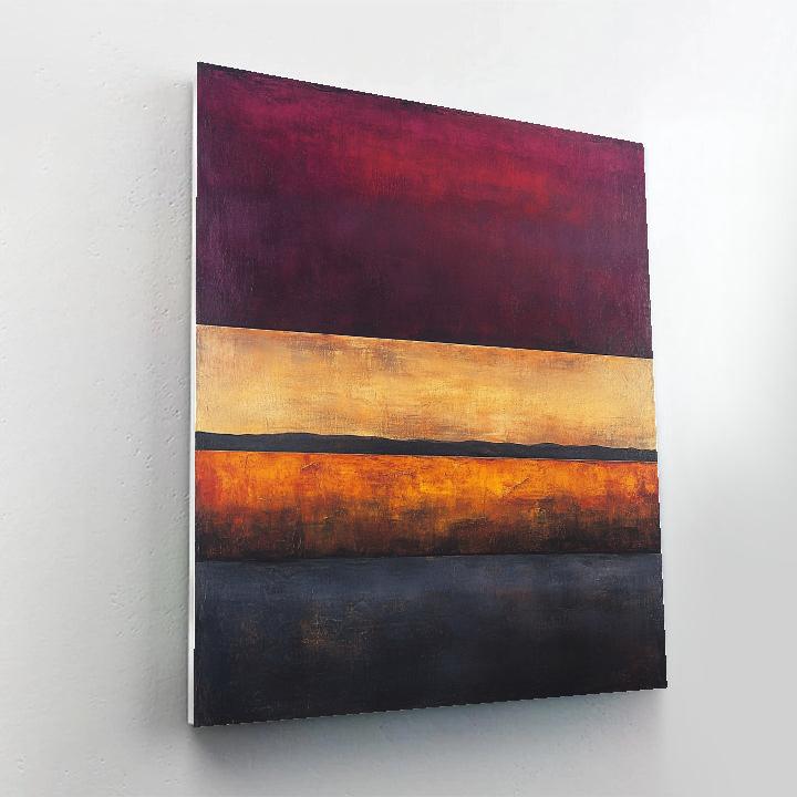 Mark Rothko Inspired Dusk Horizons paint by color