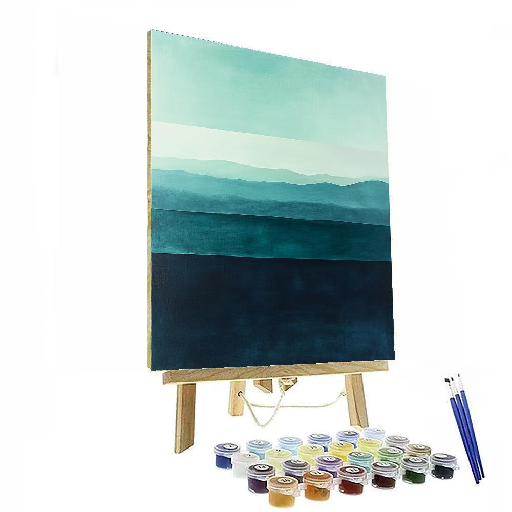 Mark Rothko Inspired Ocean Tides Within Paint by numbers kits