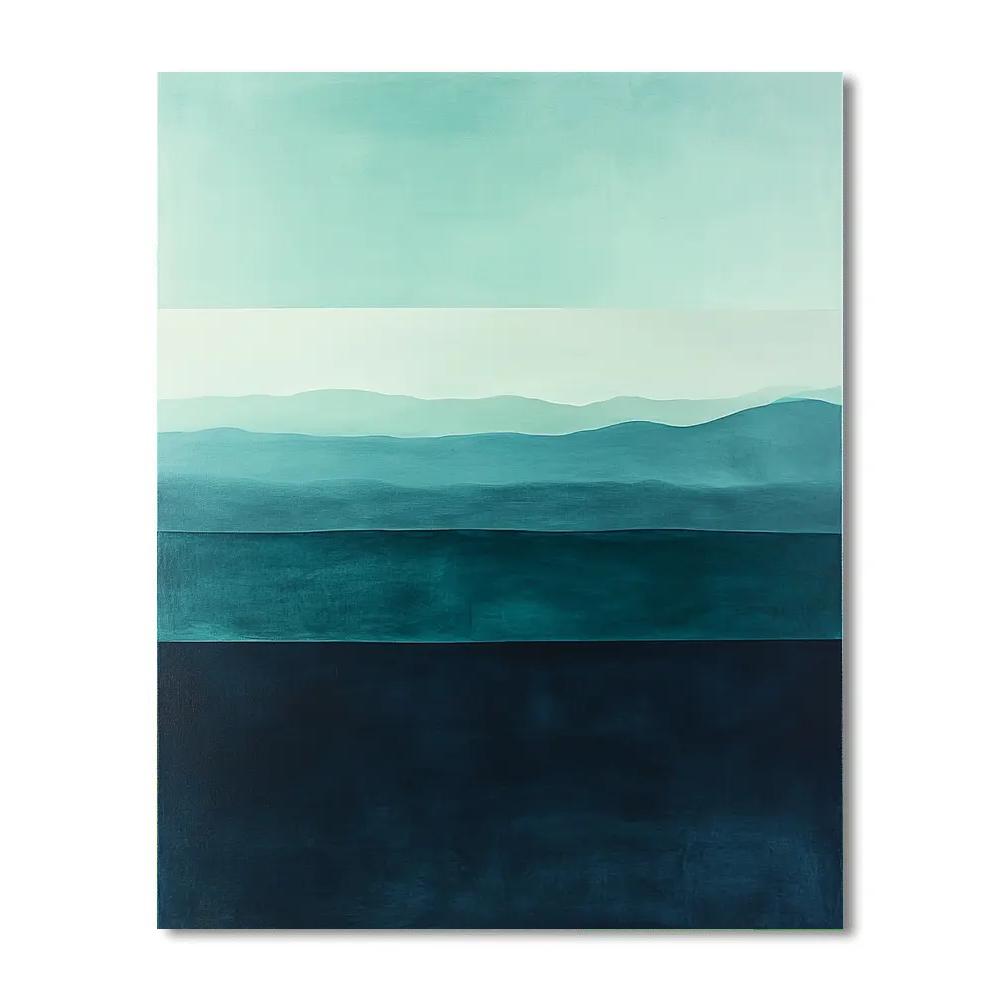 Mark Rothko Inspired Ocean Tides Within Paint by numbers kits