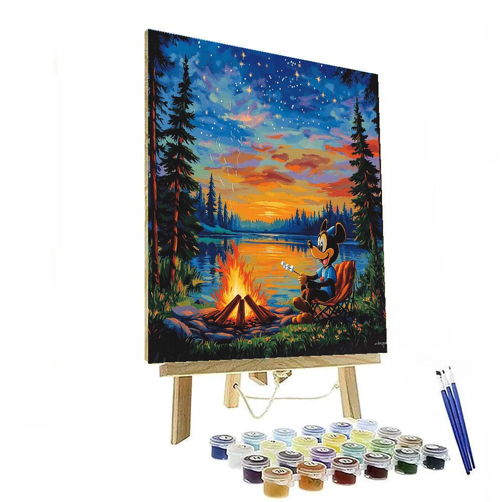 Goofy’s Camping Adventure - Disney Inspired Paint by numbers kits