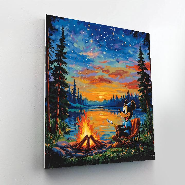 Goofy’s Camping Adventure - Disney Inspired Paint by numbers kits