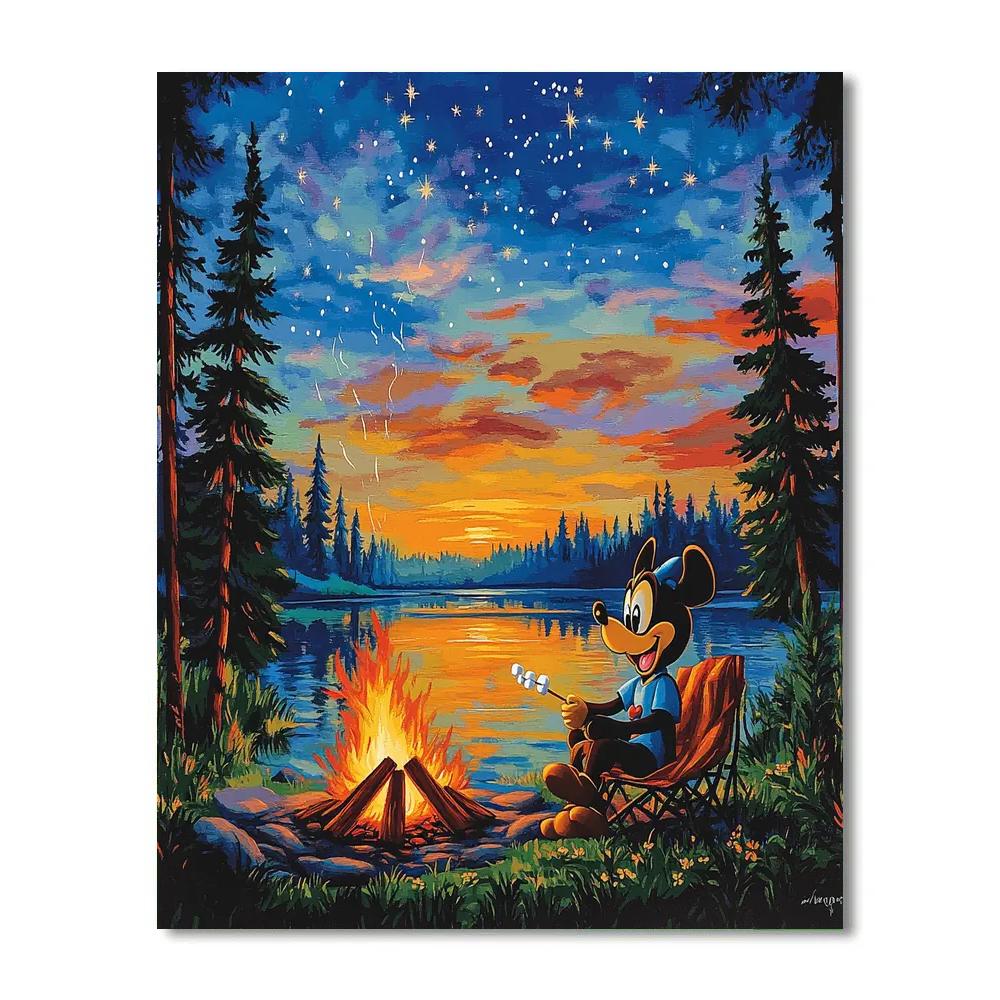 Goofy’s Camping Adventure - Disney Inspired Paint by numbers kits