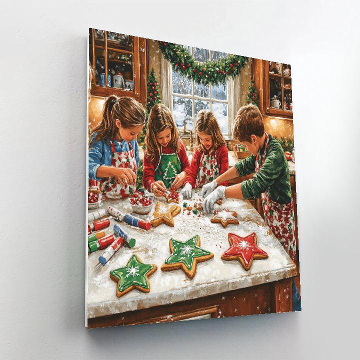 Cookie Decorating Party DIY paint by numbers