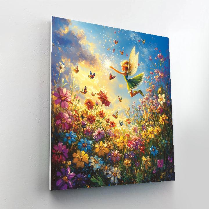Tinker Bell’s Magical Garden - Disney Inspired Paint by numbers kits