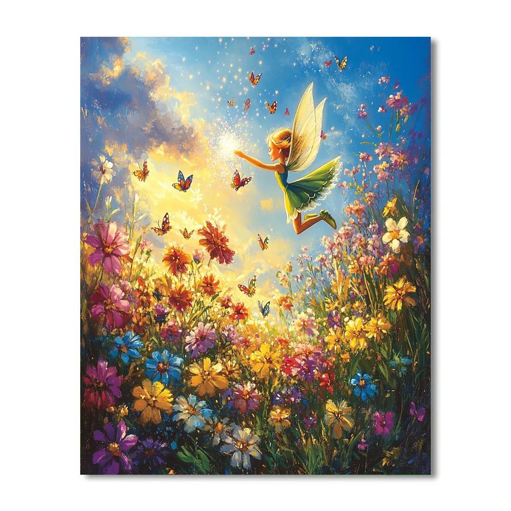 Tinker Bell’s Magical Garden - Disney Inspired Paint by numbers kits