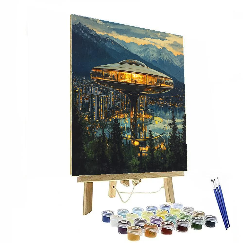 Space Needle Observation Deck Seattle United States Paint by numbers kits