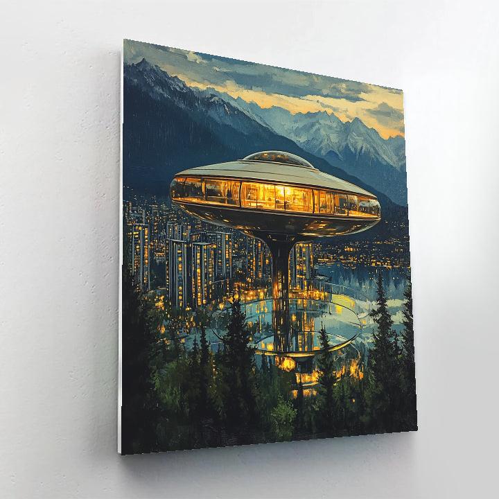 Space Needle Observation Deck Seattle United States Paint by numbers kits