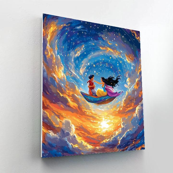Aladdin’s Magic Carpet Ride - Disney Inspired Painting by numbers kit