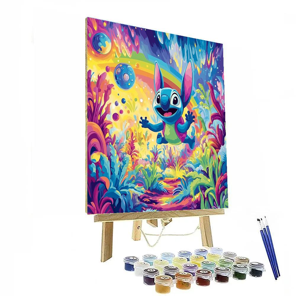 Stitch’s Galactic Playground - Disney Inspired painting number kit