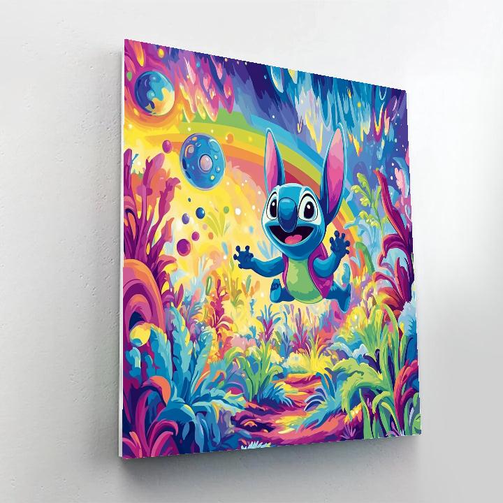 Stitch’s Galactic Playground - Disney Inspired painting number kit