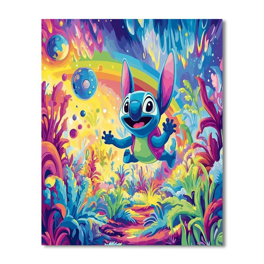 Stitch’s Galactic Playground - Disney Inspired painting number kit