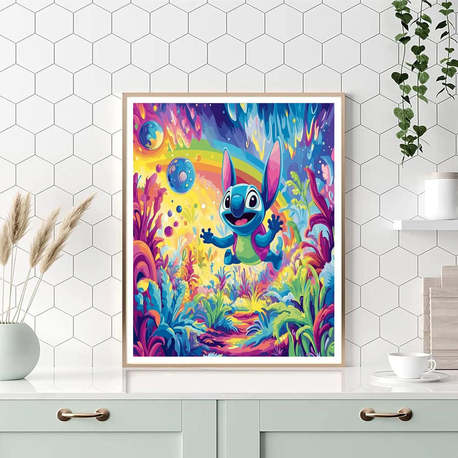 Stitch’s Galactic Playground - Disney Inspired painting number kit