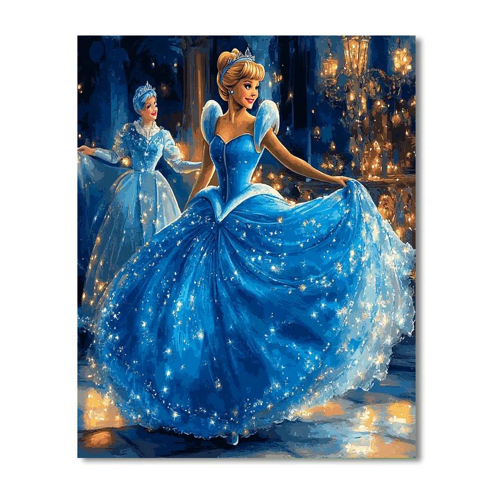 Cinderella’s Enchanted Evening - Disney Inspired Numbered painting kits