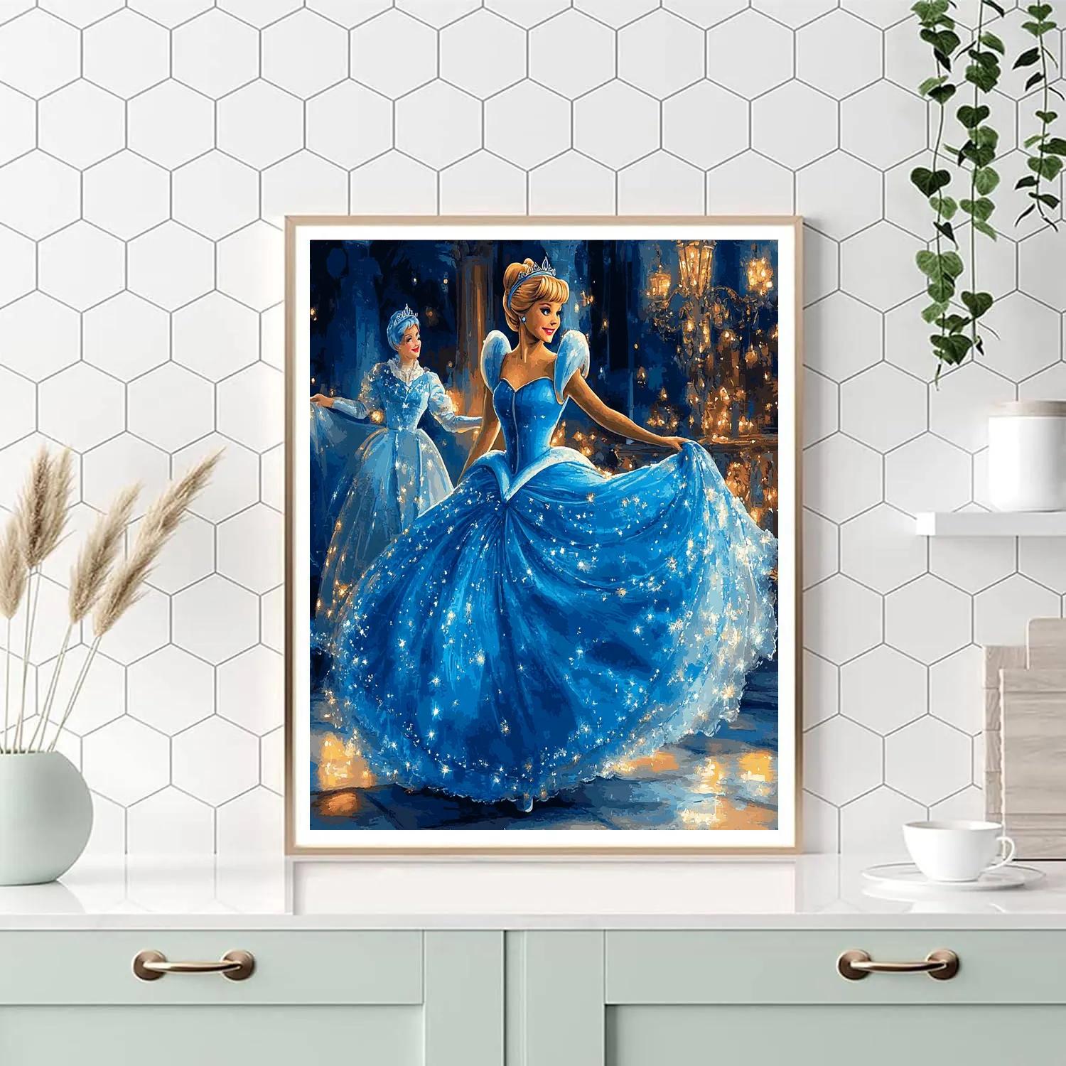 Cinderella’s Enchanted Evening - Disney Inspired Numbered painting kits