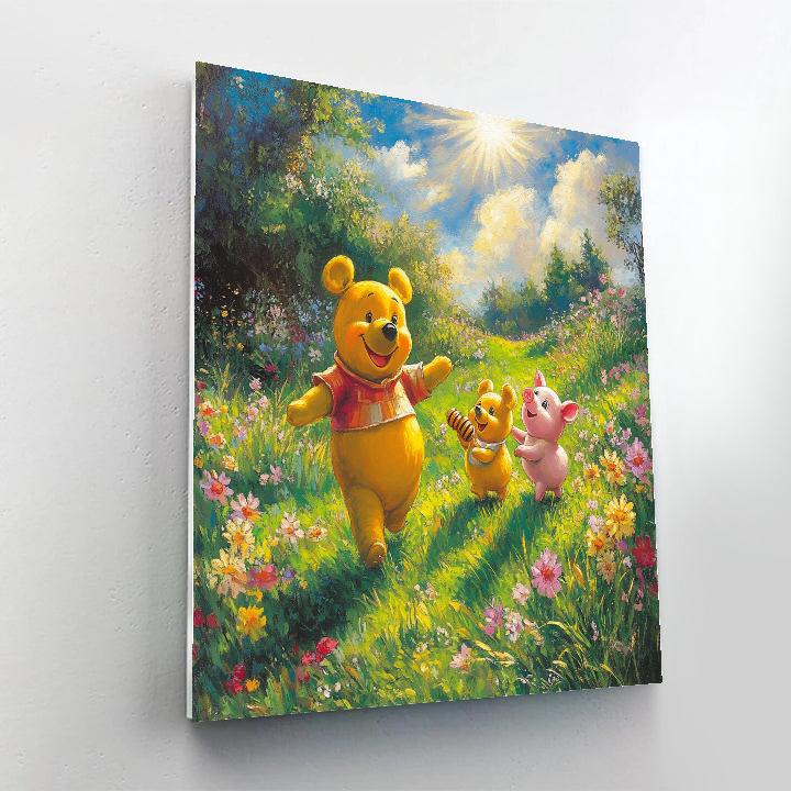 Winnie The Pooh’s Honey Hunt - Disney Inspired Paint by numbers art