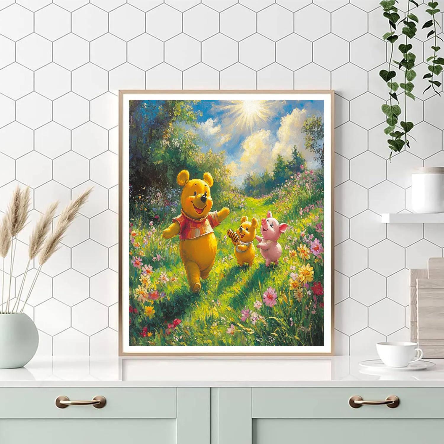 Winnie The Pooh’s Honey Hunt - Disney Inspired Paint by numbers art