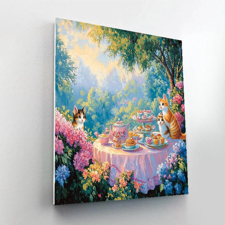 Marie’s Fancy Tea Party - Disney Inspired paint by numbers