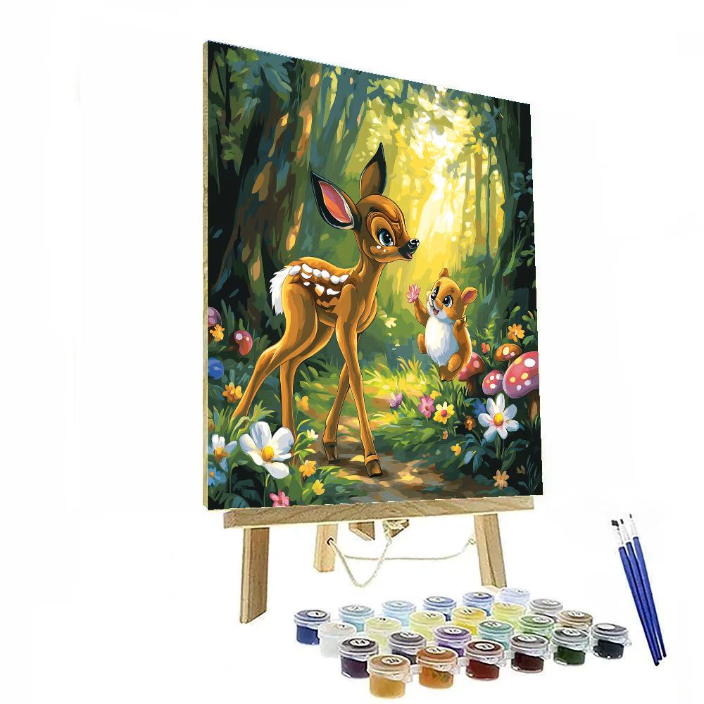 Bambi’s Woodland Adventure - Disney Inspired Painting by numbers kit
