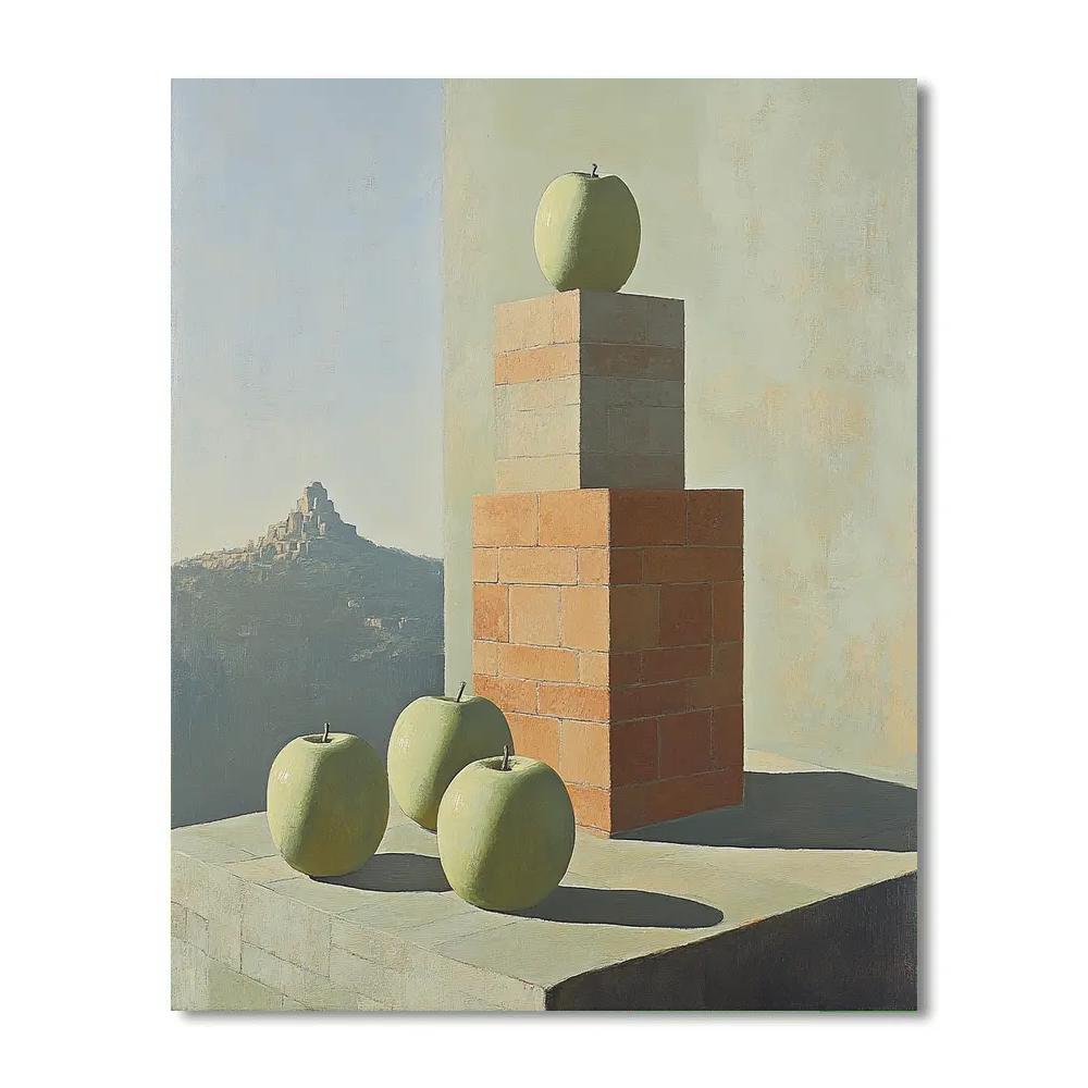 Paul Cezanne Inspired Mountain Apples Paint by numbers kits