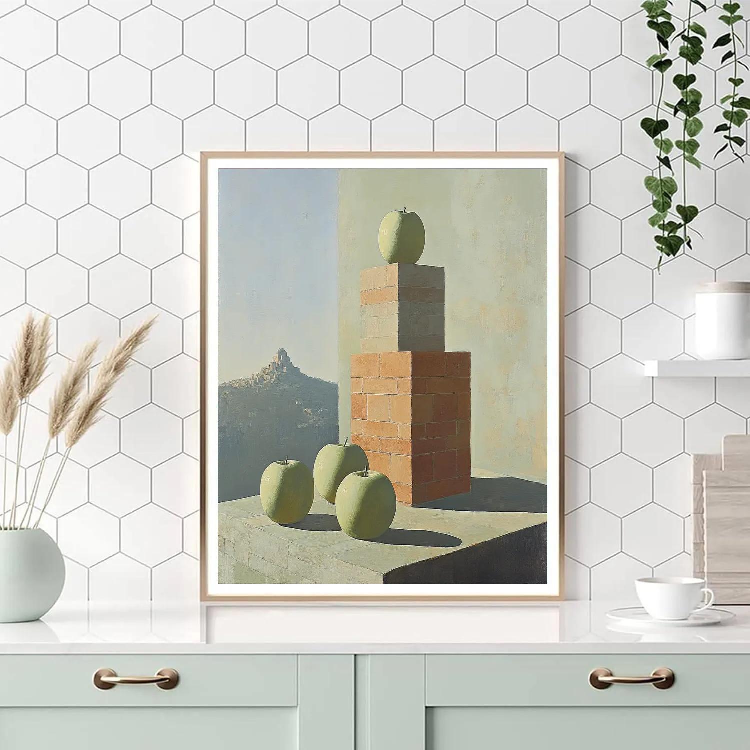 Paul Cezanne Inspired Mountain Apples Paint by numbers kits