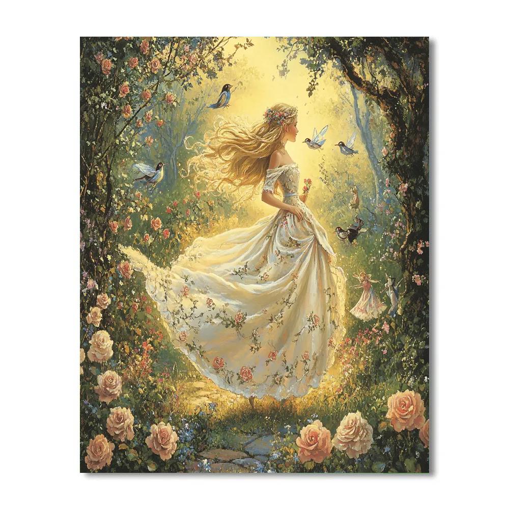 Aurora’s Dreamy Garden - Disney Inspired Paint by numbers kits