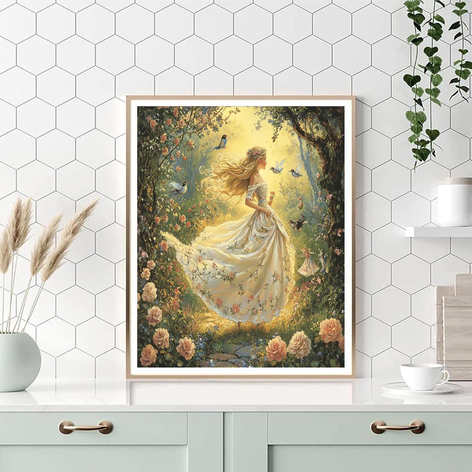 Aurora’s Dreamy Garden - Disney Inspired Paint by numbers kits