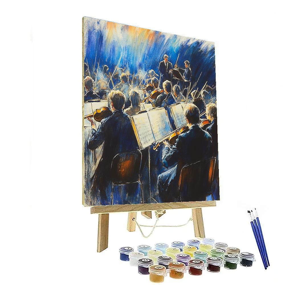 Edgar Degas Inspired Opera Orchestra Painting by numbers kit