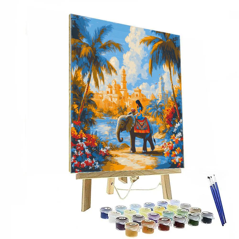 Jasmine’s Oasis Adventure - Disney Inspired paint by number