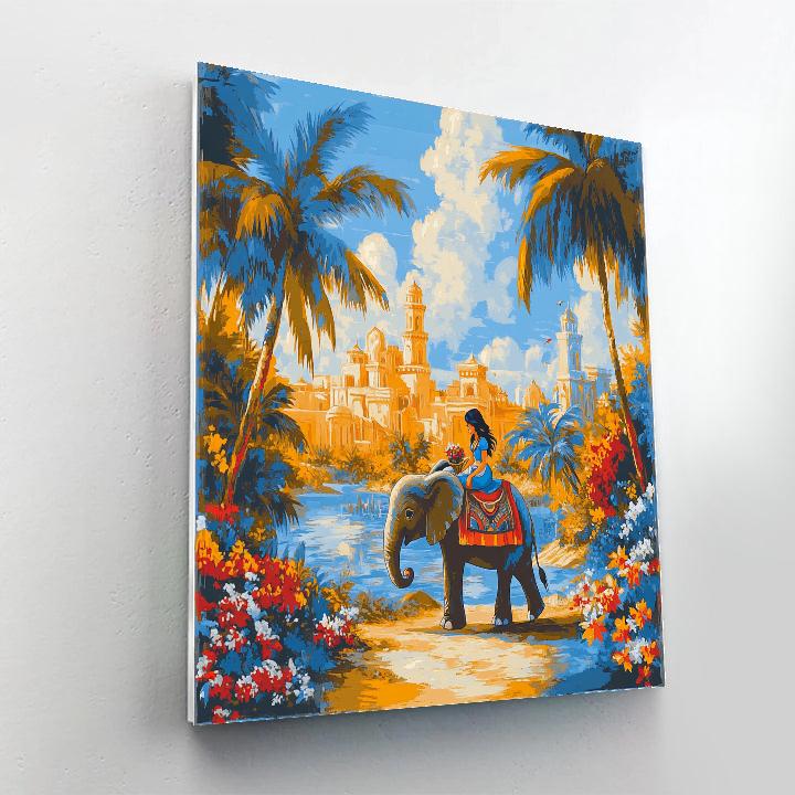 Jasmine’s Oasis Adventure - Disney Inspired paint by number