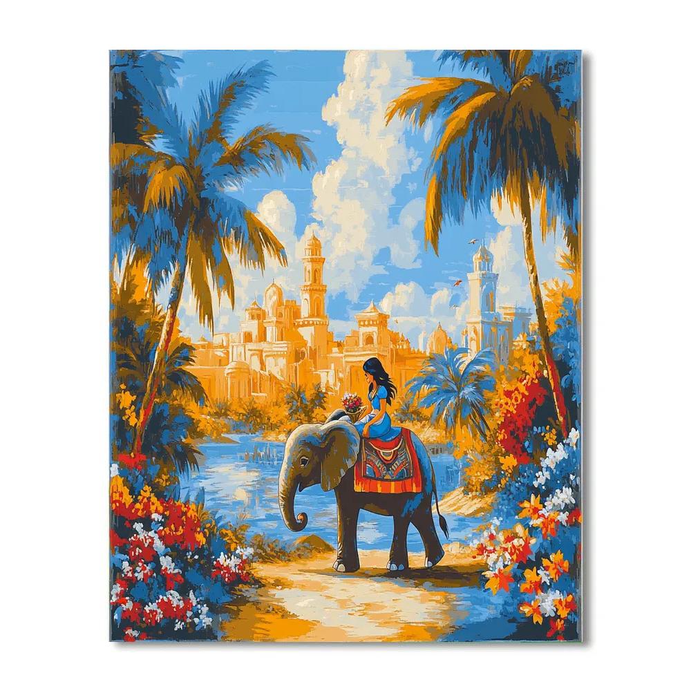 Jasmine’s Oasis Adventure - Disney Inspired paint by number
