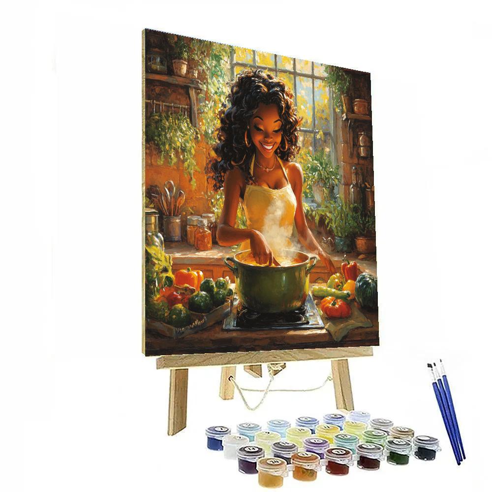 Tiana’s Culinary Delight - Disney Inspired Paint by numbers art
