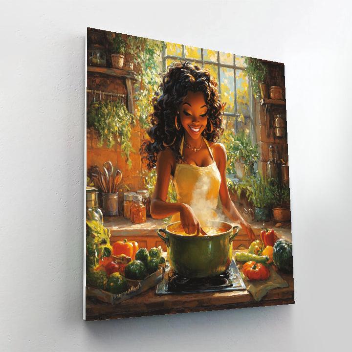 Tiana’s Culinary Delight - Disney Inspired Paint by numbers art
