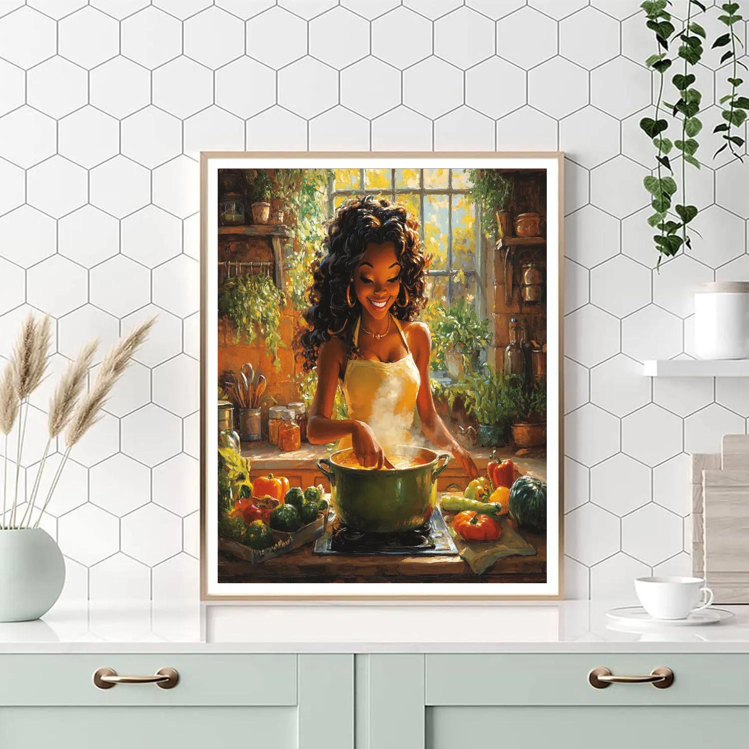 Tiana’s Culinary Delight - Disney Inspired Paint by numbers art
