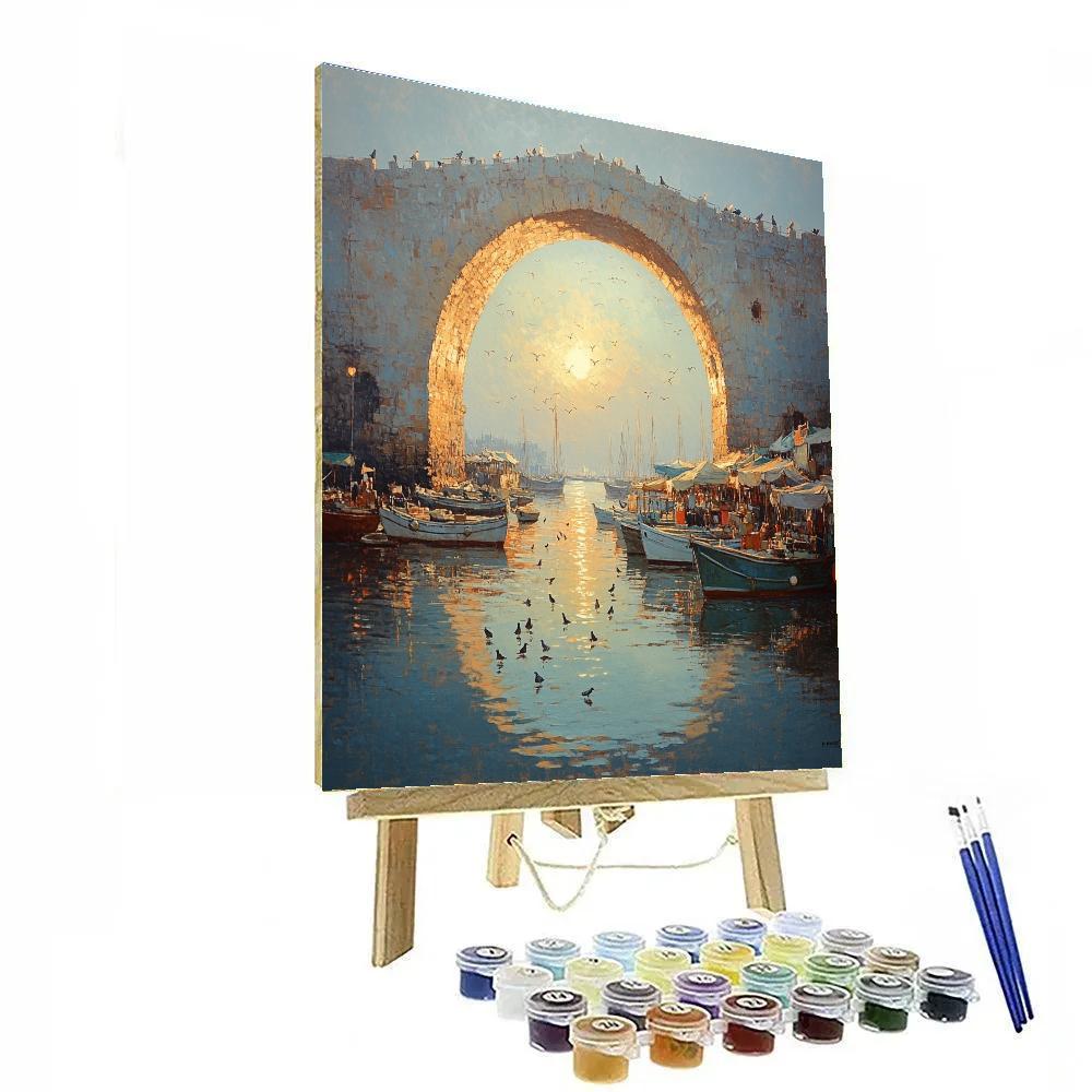 Gateway Of India Waterfront Mumbai India DIY paint by numbers